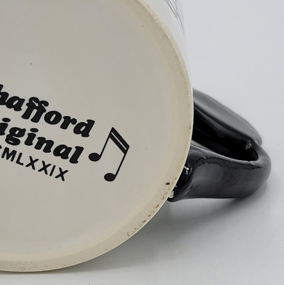 Shafford Original Sheet Music Staff Notes Musical Mug Vintage - Picture 10 of 13